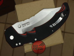 Нож Cold Steel Myhem - рукоять G10, красные полосы