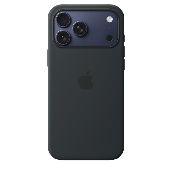 Чехол Silicone Case MagSafe для iPhone 17 Pro Max Черный