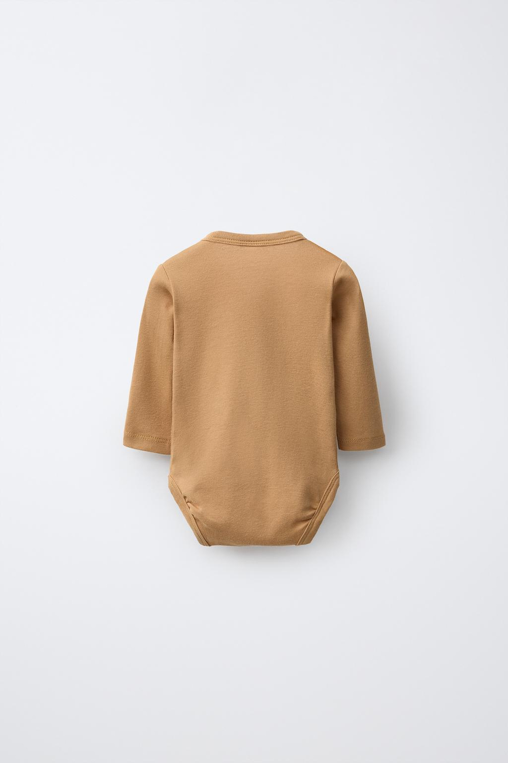 ZARA НАБОР ИЗ 3 БОДИ С ЗАПАХОМ И ПОЛОСКОЙ, ОХРА