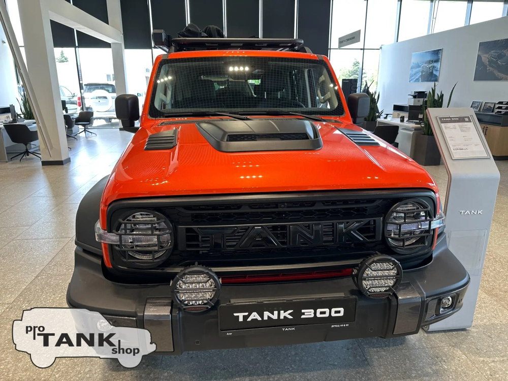 Накладки на капот Tank 300 (черный матовый)