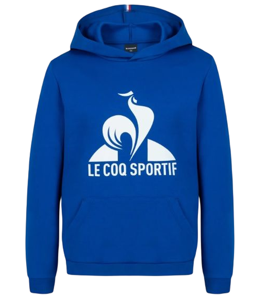 Кофта для мальчика теннисная Le Coq Sportif ESS Hoody N°2 FW22 - небесный