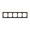 Рамка стеклянная на 5 постов Systeme Electric ArtGallery Pure Шампань GAL320505