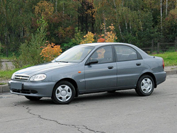 Порог левый Chevrolet Lanos 2002-2009 (1мм)