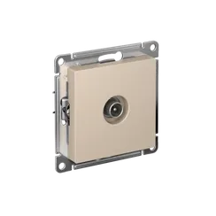 Розетка телевизионная Systeme Electric AtlasDesign Песочный ATN001293