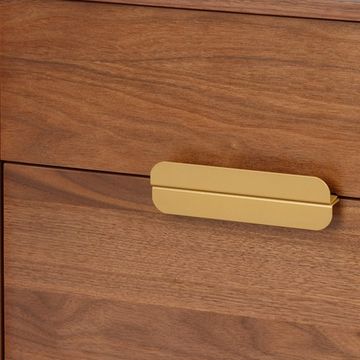 Прикроватная тумба Libi 45х40 цвет коричневый/золотой