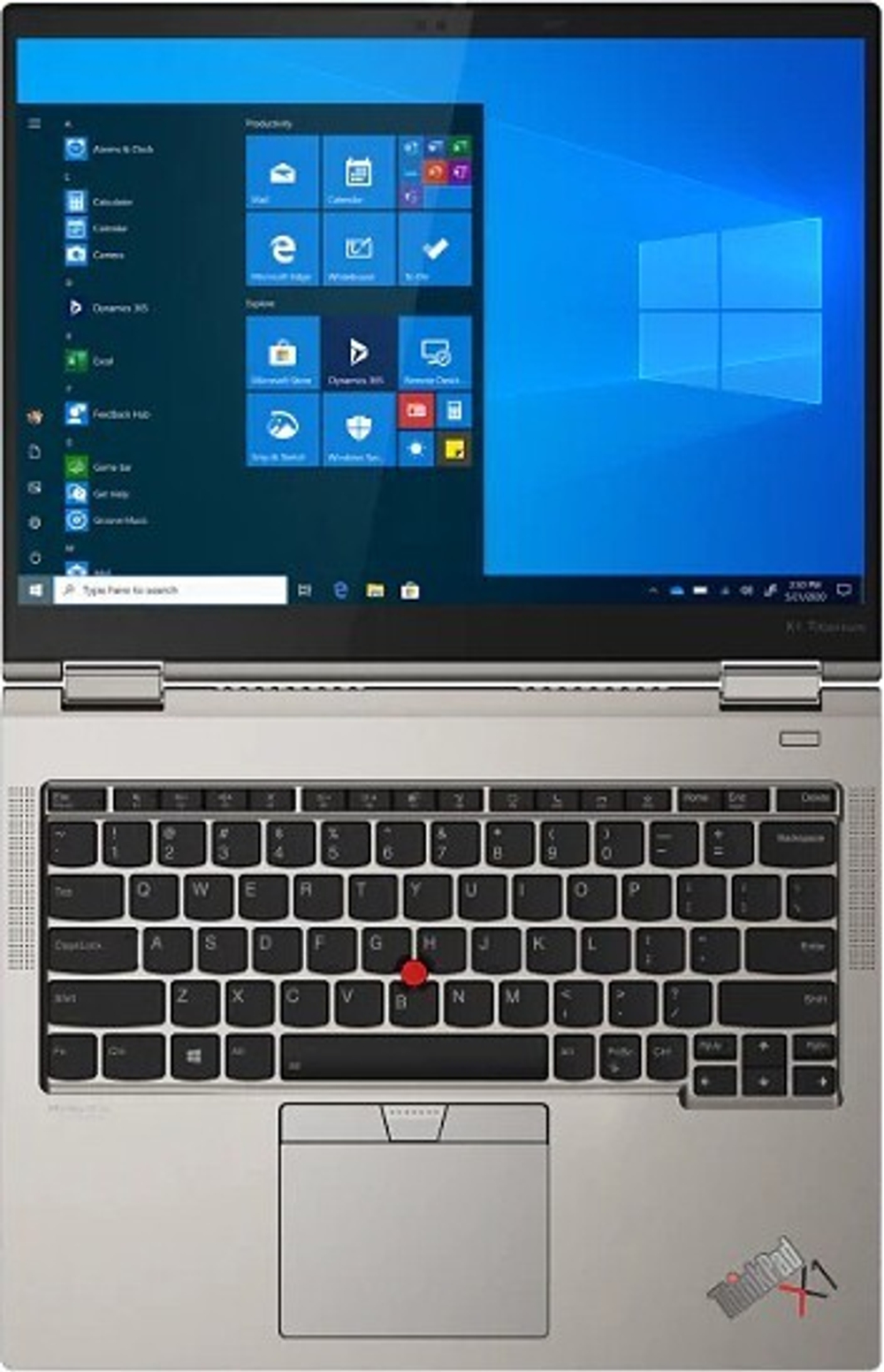 Ноутбук Lenovo ThinkPad X1 Titanium Yoga (20QA001PRT) 13.5;(2256x1504)IPS Cенсорный/ i5-1130G7(1.8ГГц)/ 16Гб/ 512Gb SSD/ Iris Xe Graphics/ нет DVD/ Win10 Pro/ Серый