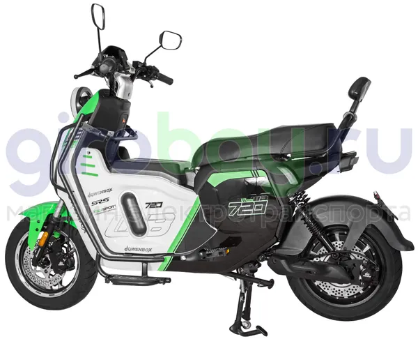 Электроскутер WENBOX U7 2000W (60V/52Ah) - Зеленый, АКБ LiFePO4 фото №6