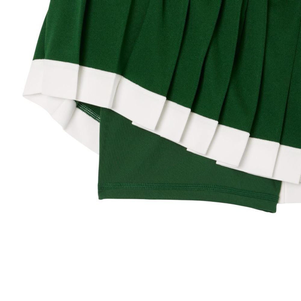 Теннисная юбка Lacoste Ultra Dry Tennis Heritage Stretch - зеленый