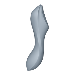 Вакуумно-клиторальный вибромассажер Satisfyer Curvy Trinity 3, серый