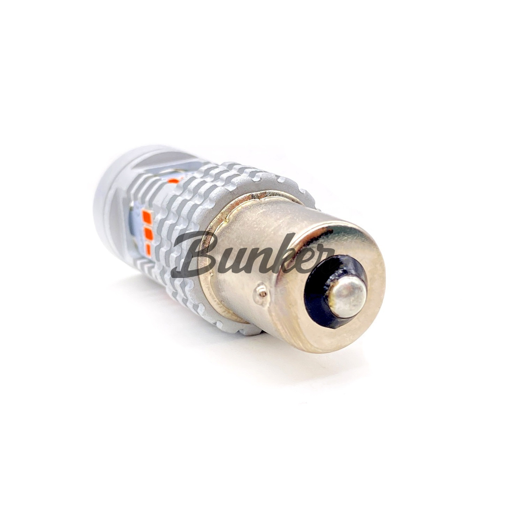 Светодиодная автомобильная LED лампа TaKiMi 1156-3020-14SMD (P21W),Красный,Не полярная,12V