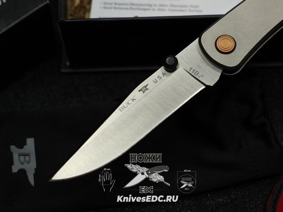 Складной нож Buck 110 Slim Pro TRX Titanium Knife Legacy Collection - Limited Edition