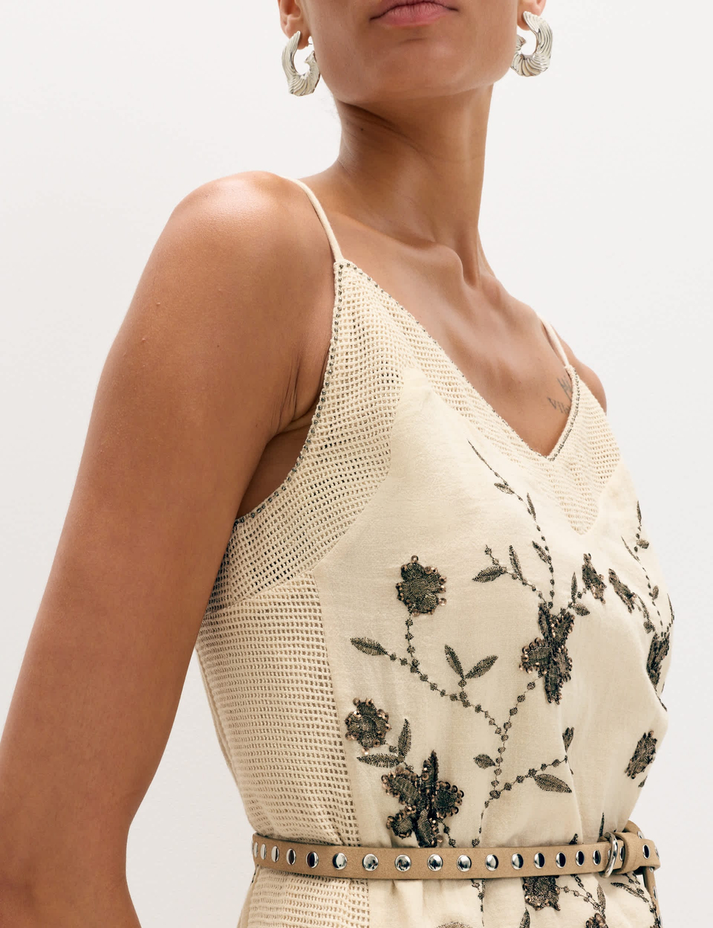 Мини-платье из чистого хлопка T42007988W - Marks & Spencer