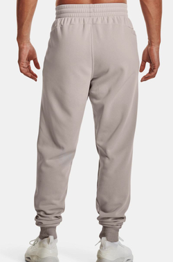 Мужские теннисные брюки Under Armour Men's Armour Fleece - ghost grey/pewter