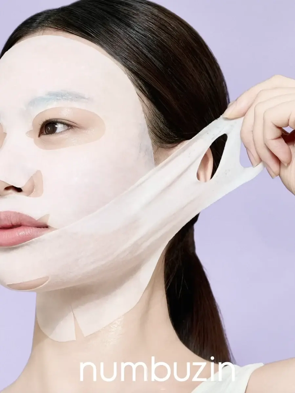 Numbuzin Тканевая 3D-маска для подтяжки лица No.9 NAD Bio Lifting Full Cover Facial Mask 20+28 мл