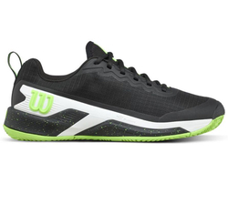 Мужские теннисные кроссовки Wilson Rush Pro 4.5 Clay TP - black/green/white