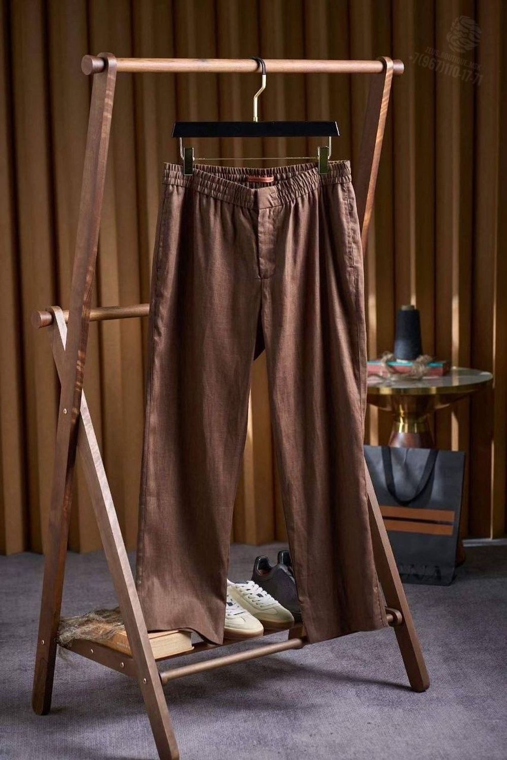 Льняные брюки Zegna