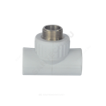 Тройник PP-R комбинированный белый Дн 20х1/2" НР VALFEX 10128020