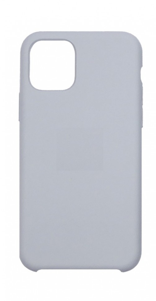 Чехол-накладка  i-Phone 12 Pro Max Silicone icase  №26 серебристо-голубая