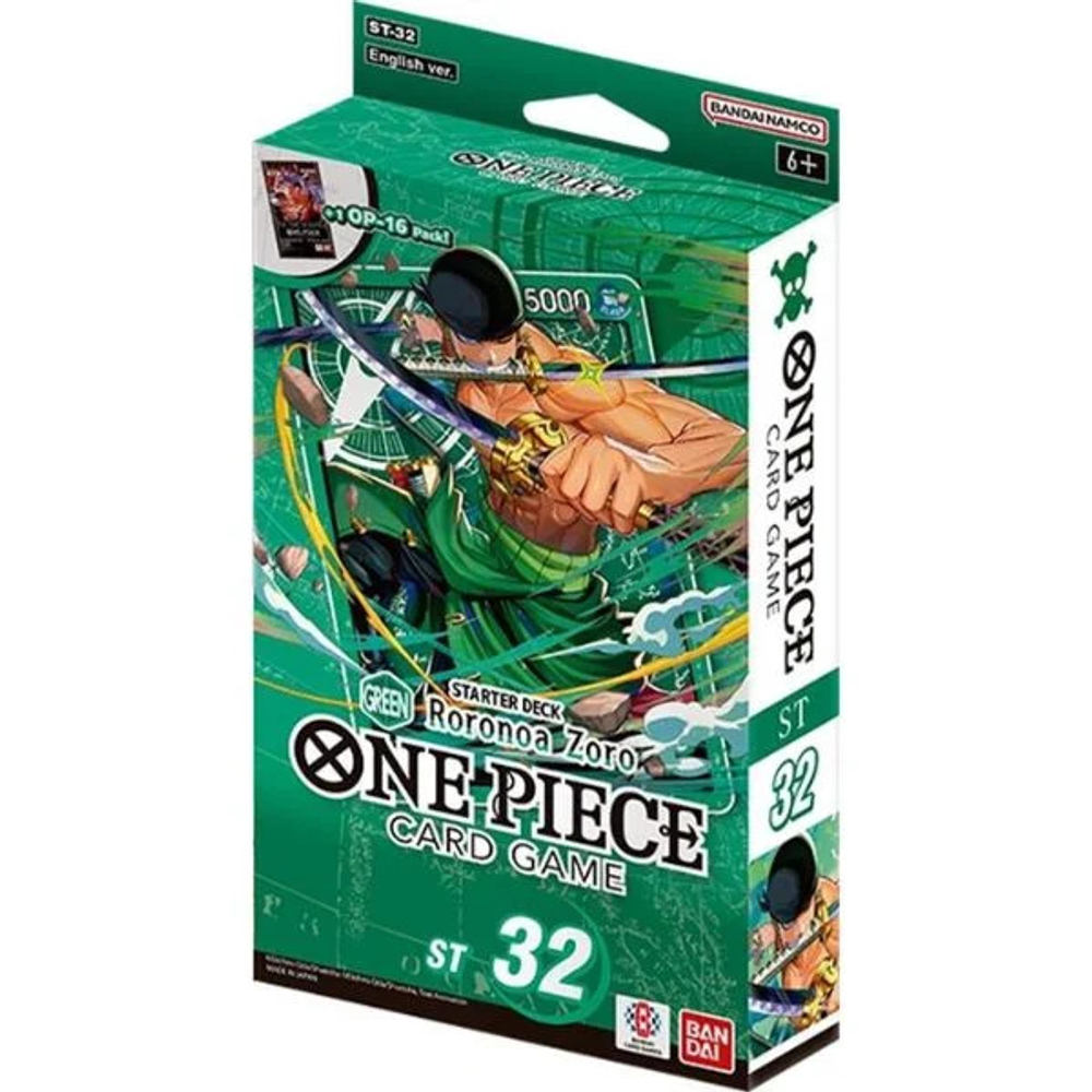 One Piece Card Game - Green Roronoa Zoro Starter Deck (ST32)