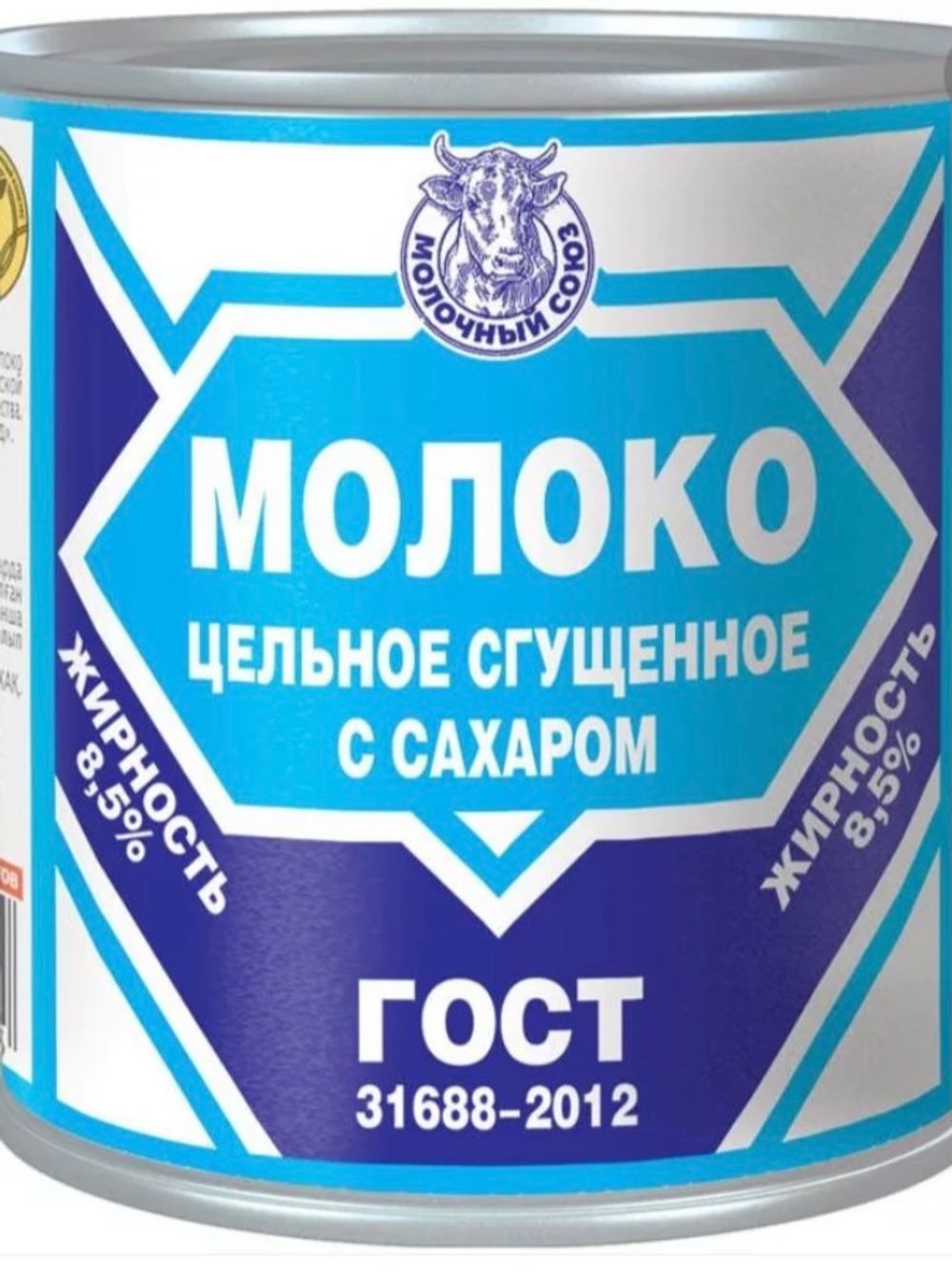 Молоко цельн.сгущ. с сахаром 8,5%, ж/б 380гр 1/30