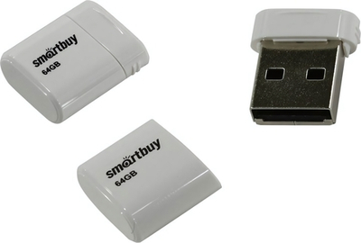 Флеш-накопитель 64 Gb Smartbuy Lara White