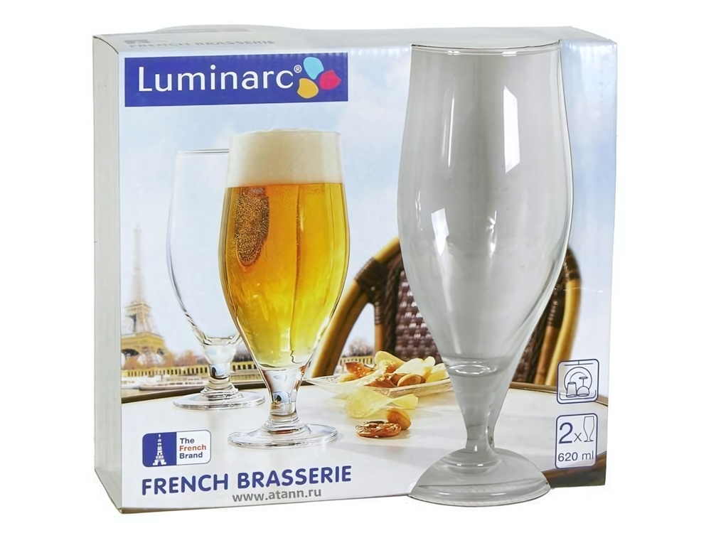 FRENCH BRASSERIE Набор фужеров для пива 2шт 620мл (03053)