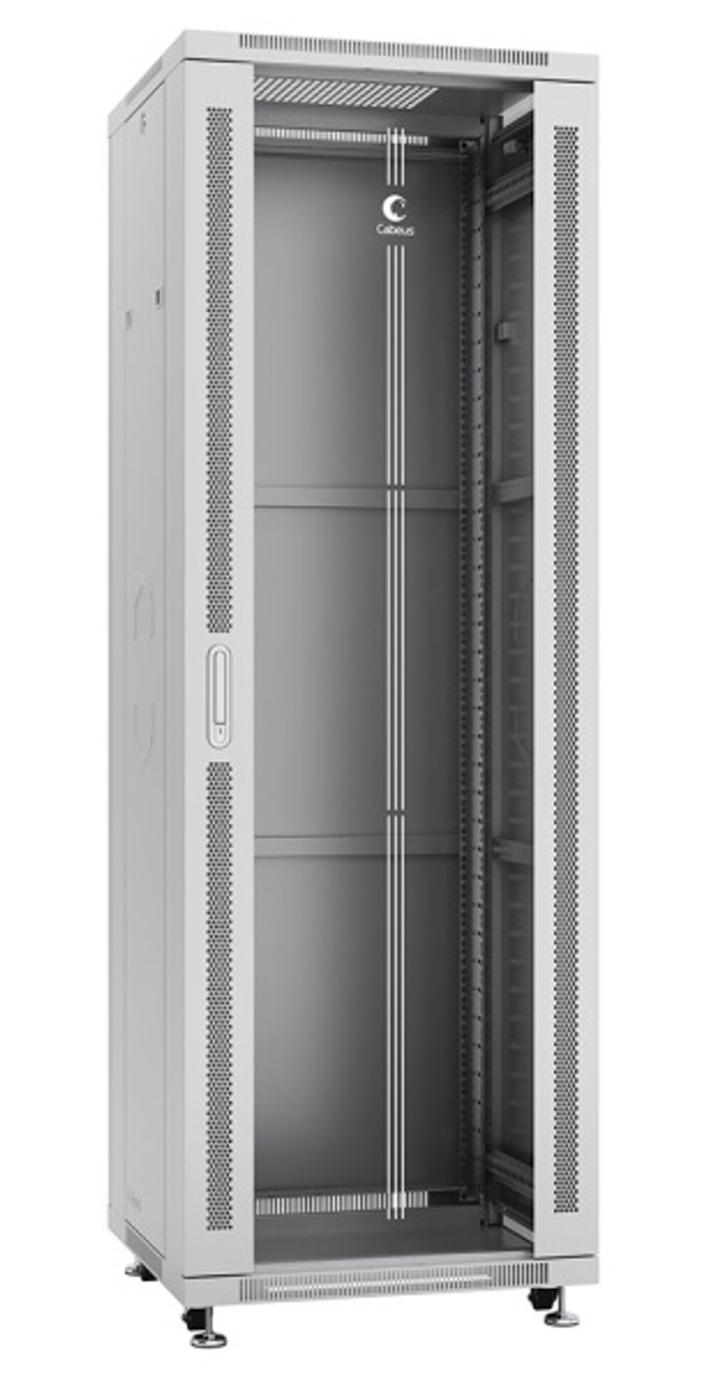 Шкаф напольный 19", 37U Cabeus SH-05C-37U60/80
