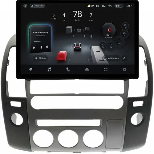 Магнитола для Nissan Pathfinder R51 2004-2010 (штатная нави, большая рамка) - Teyes CC4-PRO монитор 13" 2K QLED на Android 13, Быстрейшая, Snapdragon 778G, ИИ, CarPlay, DSP, 4G SIM-слот