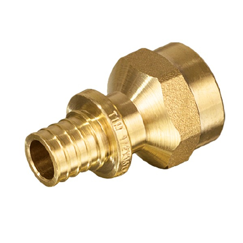Муфта аксиальная под гильзу. 25*3.5 х 3/4" вн. бронза REHAU