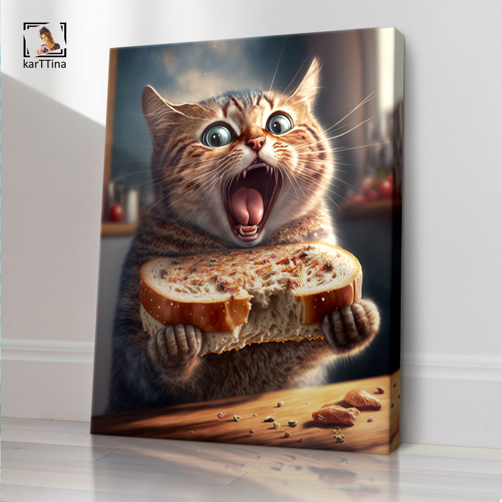 Картина karTTina "Котенок из водички" 30х40 см