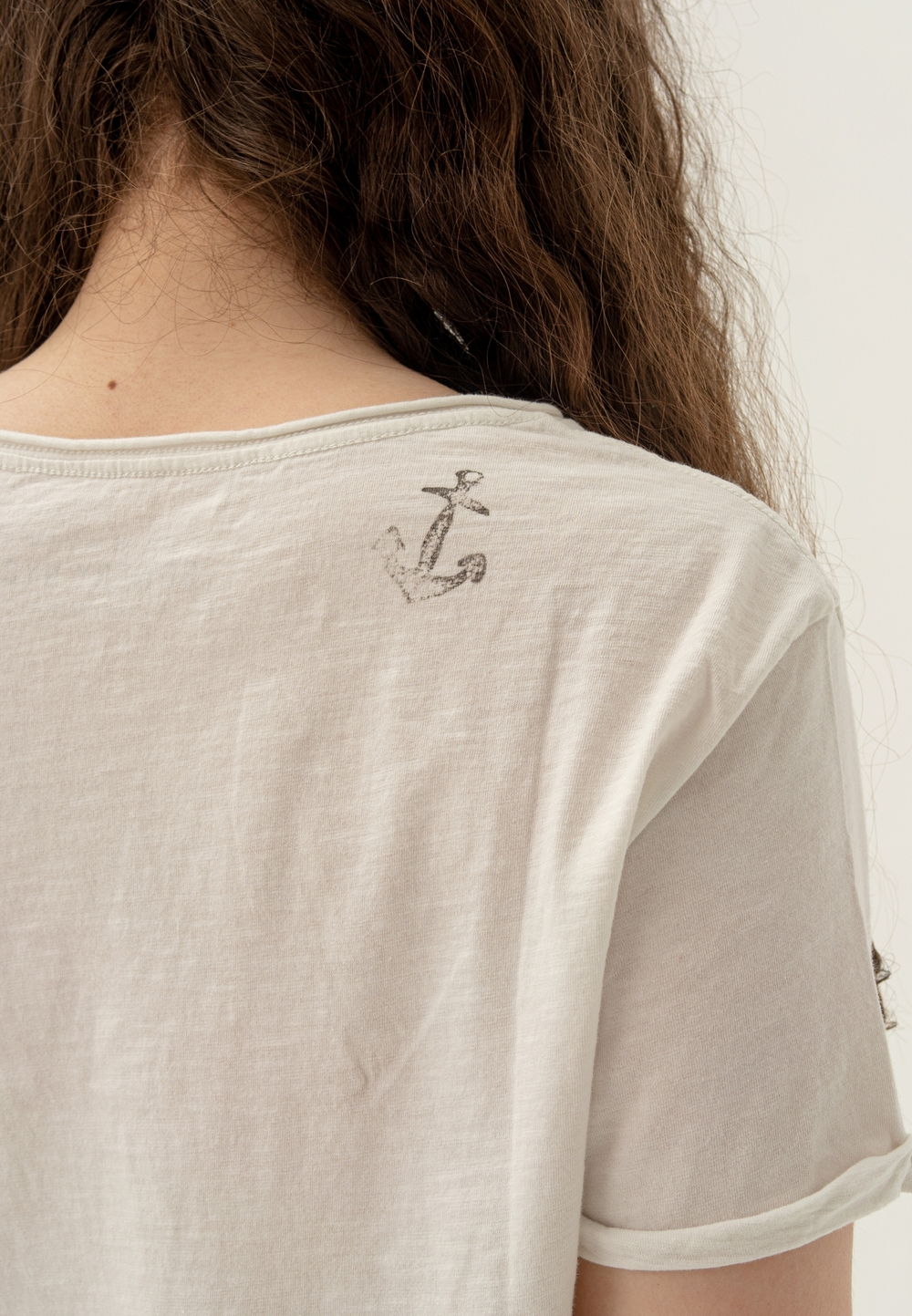 Футболка Bowery NYC однотонная Slub Sugar White