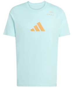 Мужская теннисная футболка Adidas Padel Cat Graphic - ice blue