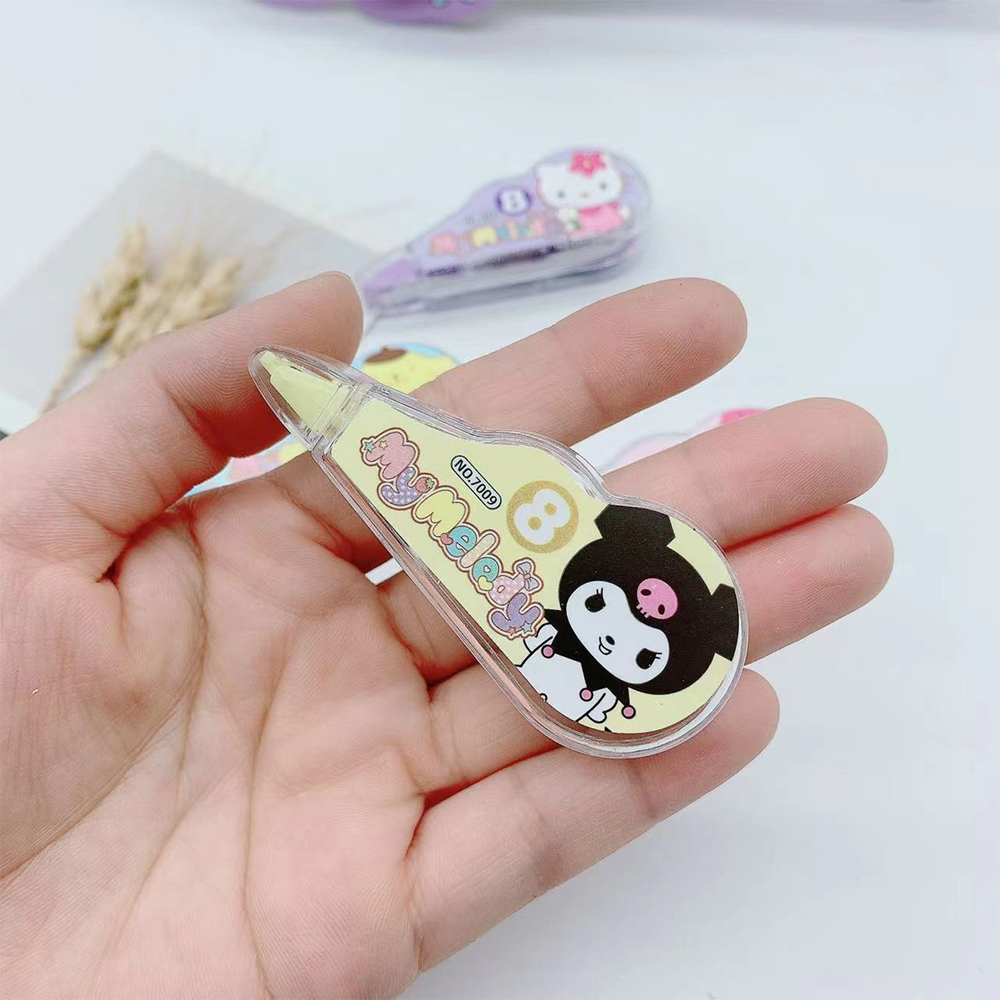 Ленточные корректоры JINUO "MyMelody" 4 шт по 5 метров, набор сухих корректирующих лент, замазка в разноцветном корпусе