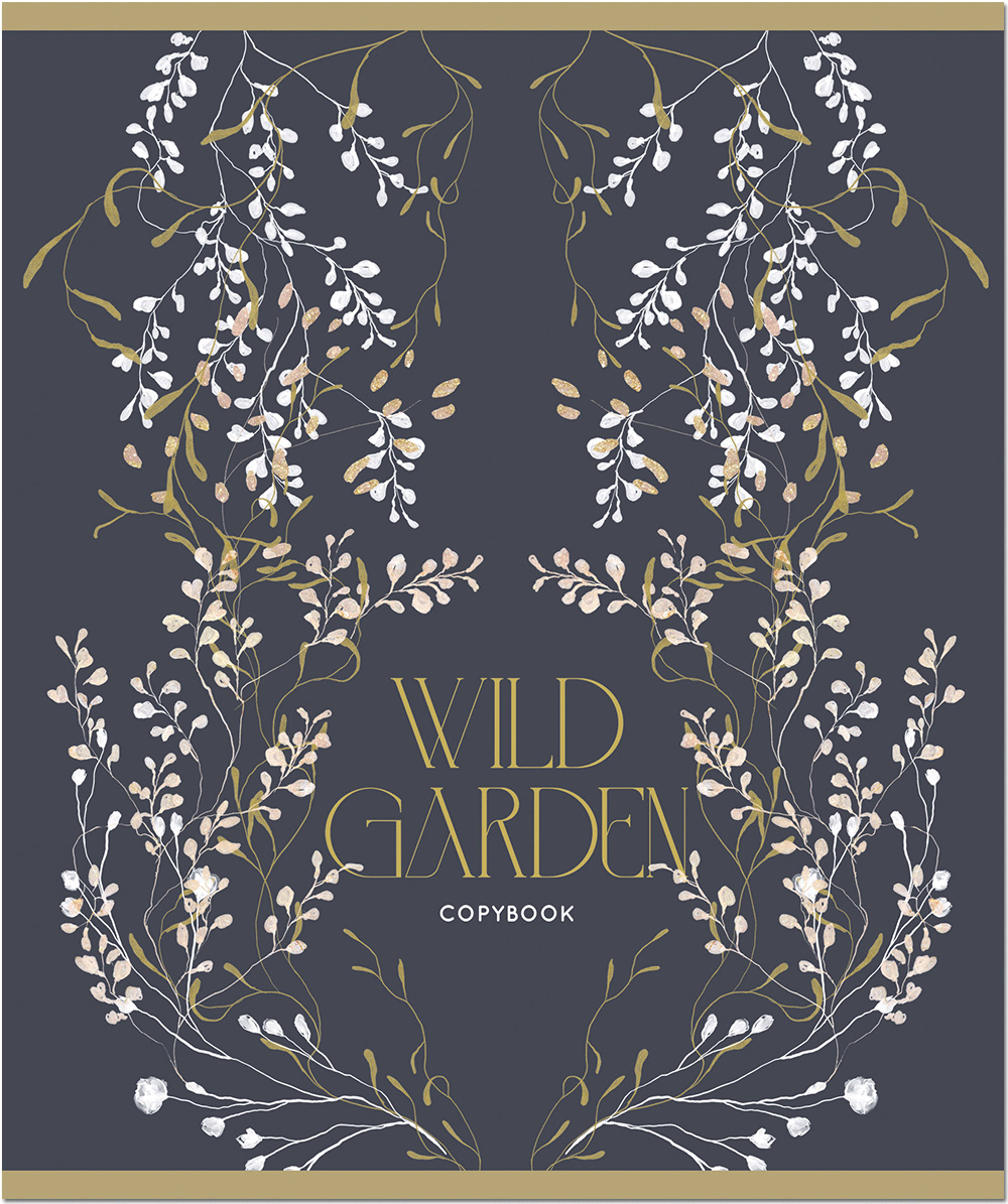 Тетрадь 170х203, 48 л. Скрепка WILD GARDEN