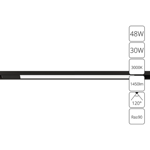 Магнитный трековый светильник Arte Lamp OPTIMA A7285PL-1BK