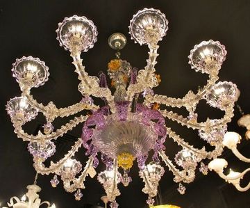 murano chandelier  ARTE DI MURANO 12-16  by Arlecchino Arts ( HK)