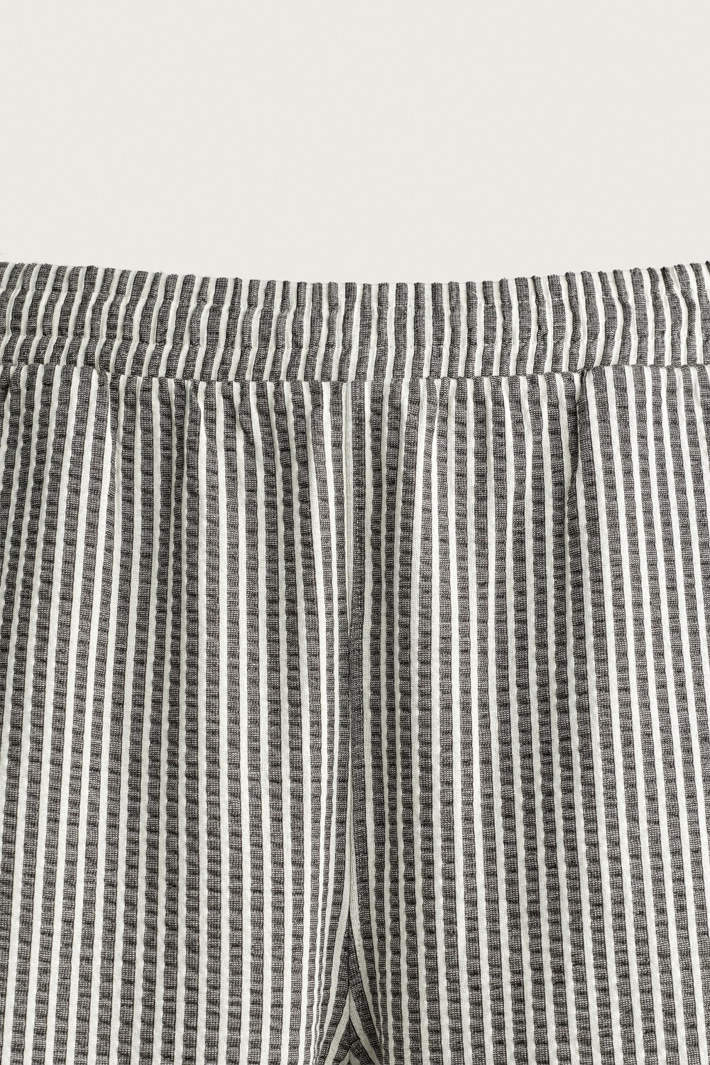 КОНТРАСТНЫЕ БРЮКИ SEERSUCKER RELAXED FIT — ZARA