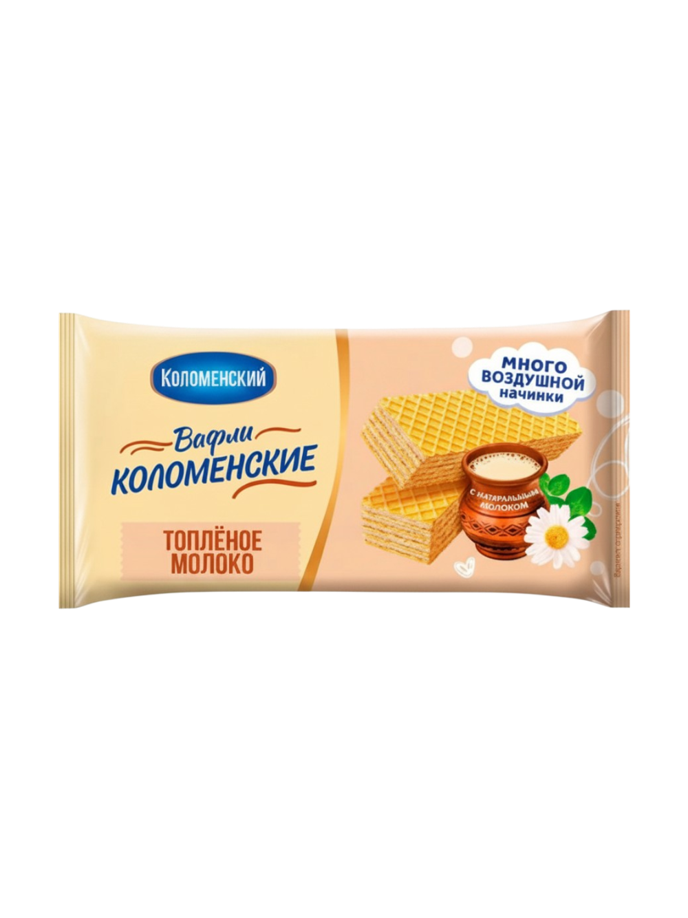 Коломенский Вафли Топленое молоко 200 г 1 упак./20 шт. арт. 1198
