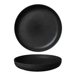 Тарелка с бортом d 25 см h4 см 800 мл Black Sand Noble [6]