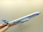 Модель самолета Ил-96-400ПУ (М1:100, СЛО Россия)