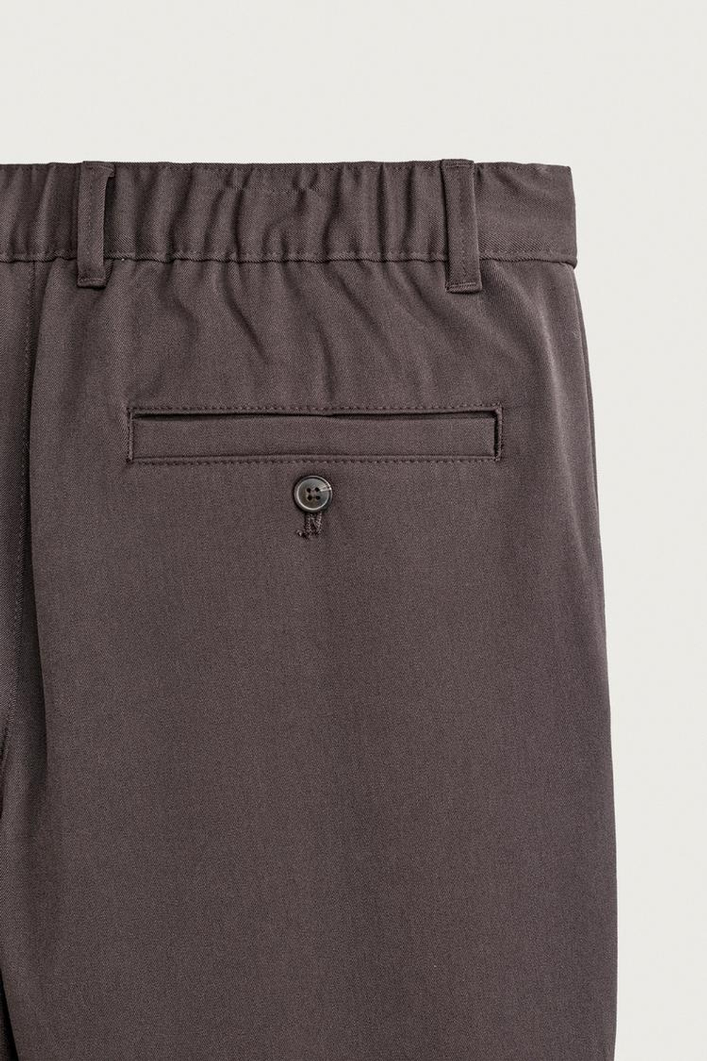 ZARA БРЮКИ RELAXED FIT СО СКЛАДКАМИ, КОРИЧНЕВЫЙ