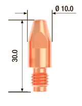 FUBAG Контактный наконечник M8х30 мм ECU D=1.4 мм (10 шт.) — фото 1