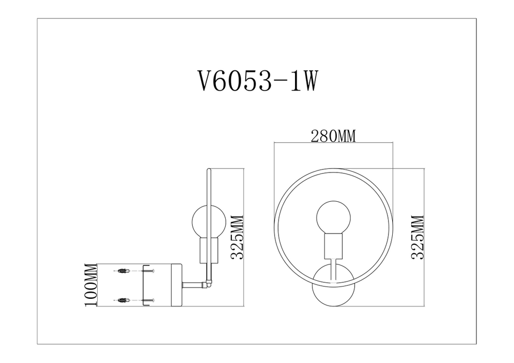 Настенный светильник Moderli V6053-1W Sachara