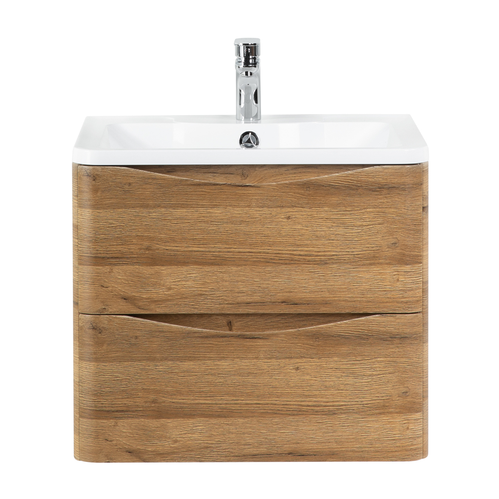 Мебель для ванной комнаты подвесная BelBagno ACQUA-600-2C-SO-RR 60см Rovere Rustico