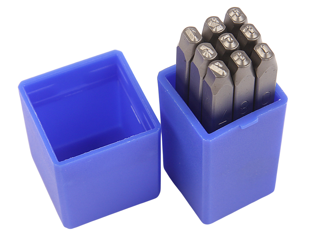 Клейма цифровые 3мм (HRC 60+-2град. DIN 1451) JTC