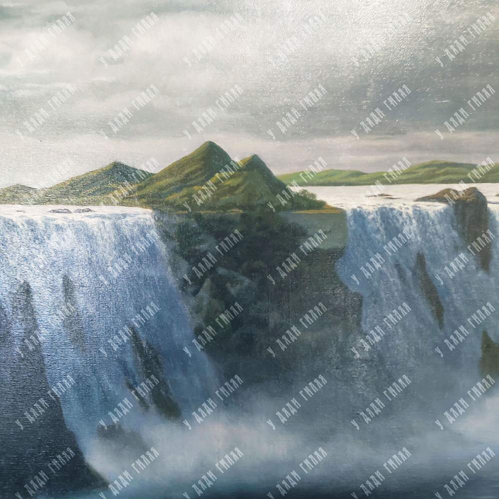 Н/х. Ниагарский водопад. Масло. 1990-е