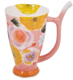 MUG-452/3 Кружка (бюветница) «Цветущий сад»