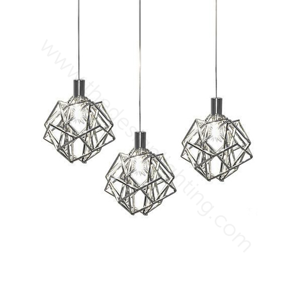 Pendant design lamp  Etoile by Terzani 3 (Silver)