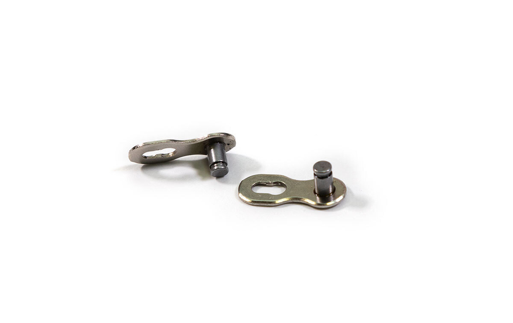Замок цепи TRIX для 6/7/8ск двухсоставной, 1/2"х3/32 пин 7,3мм, серебристый, цена за уп 50 шт