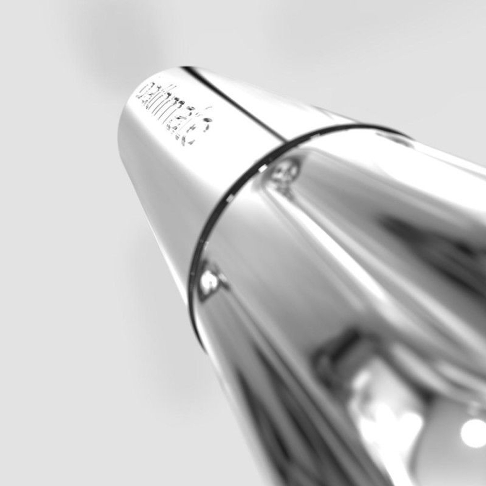 Серебристая перезаряжаемая вибропуля Bathmate Vibrating Bullet Vibe Chrome (Цвет: серебристый)